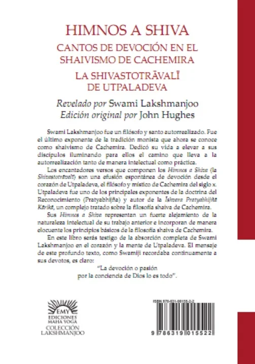 Himnos a Shiva – Cantos de devoción en el shaivismo de Cachemira